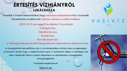 ÉRTESÍTÉS VÍZHIÁNYRÓL -Lukácsháza 2025.12.10.png