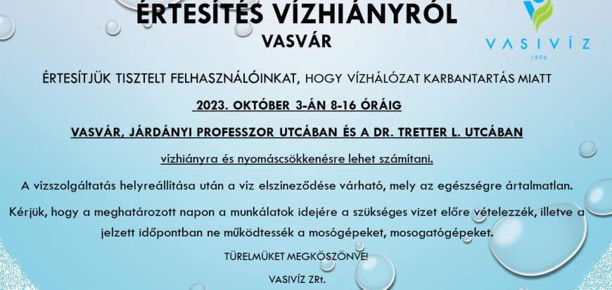 ÉRTESÍTÉS VÍZHIÁNYRÓL -Vasvár 2023.10.03..png