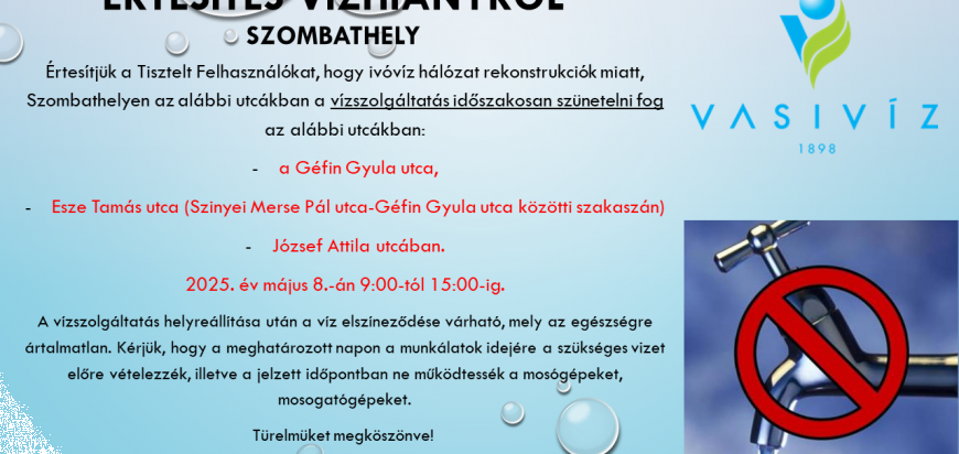 ÉRTESÍTÉS VÍZHIÁNYRÓL - Szombathely - 2025.05.08..png