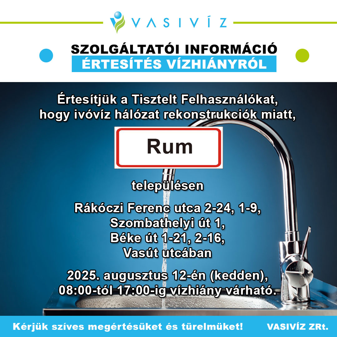 Vasiviz_zrt_rum_telepules_szolgaltatoi_informacio_vizhiany_2025_08_ok