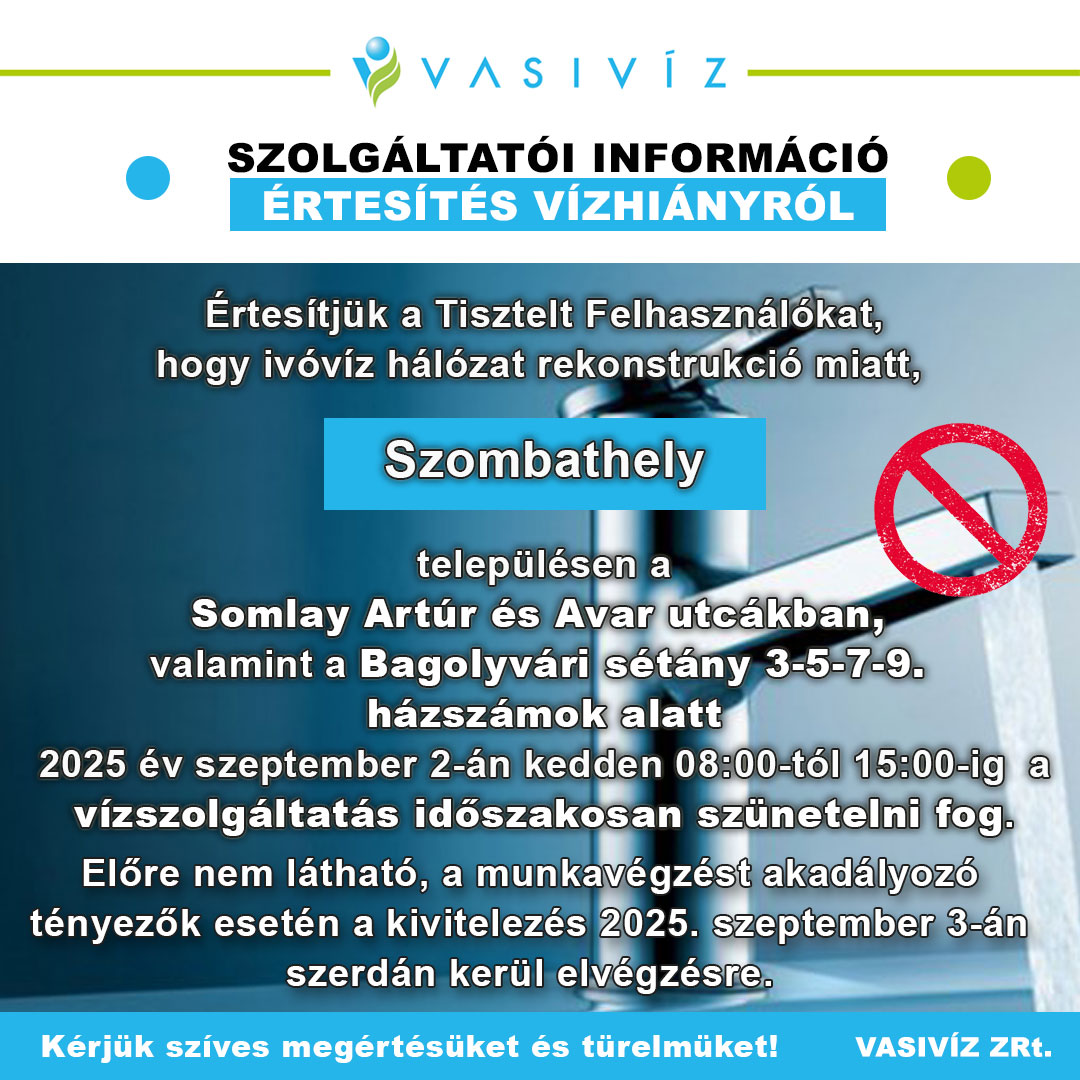 Vasiviz_zrt_szombathely_telepules_szolgaltatoi_informacio_vizhiany_2025_09_jav1